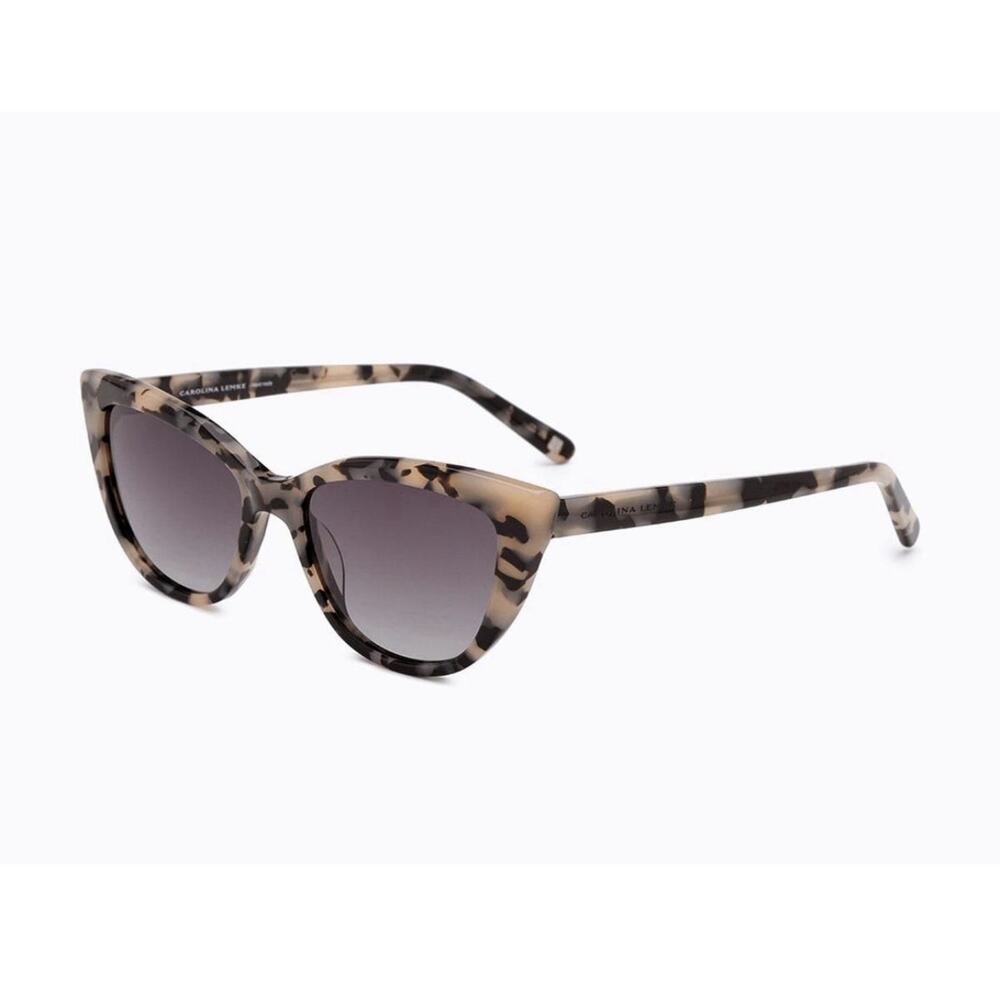 Carolina Lemke Berlin Eyewear - Shira Grey, Milky, Demi CL7924-6 + Luxury Case